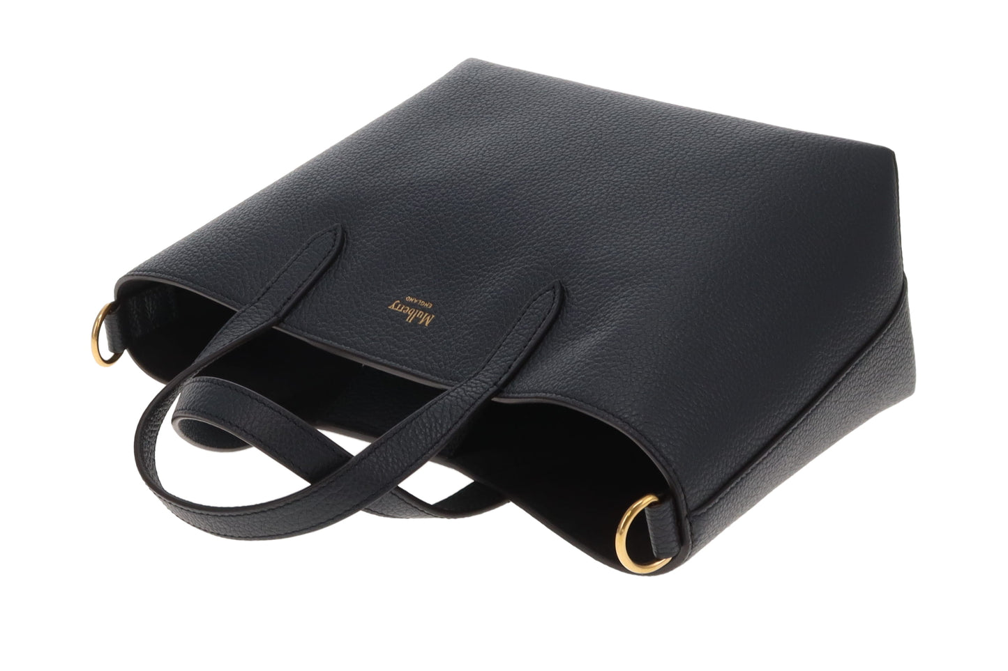 Mulberry Small Tote In Midnight Classic Grain