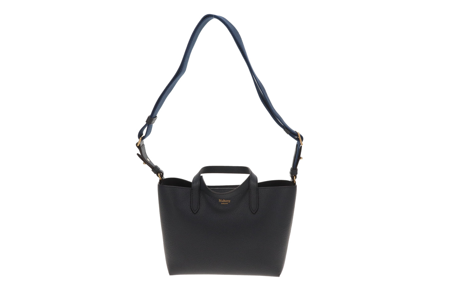 Mulberry Small Tote In Midnight Classic Grain