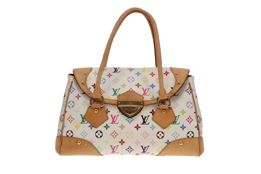Louis Vuitton White Multi Beverley GM DU1078 - 2008