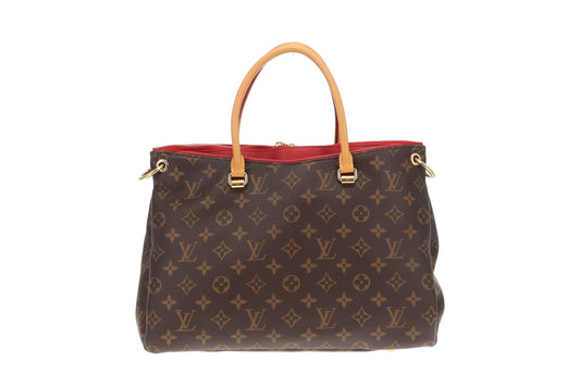 Louis Vuitton Monogram and Red Pallas Shoulder Bag MM SP1176 - 2016