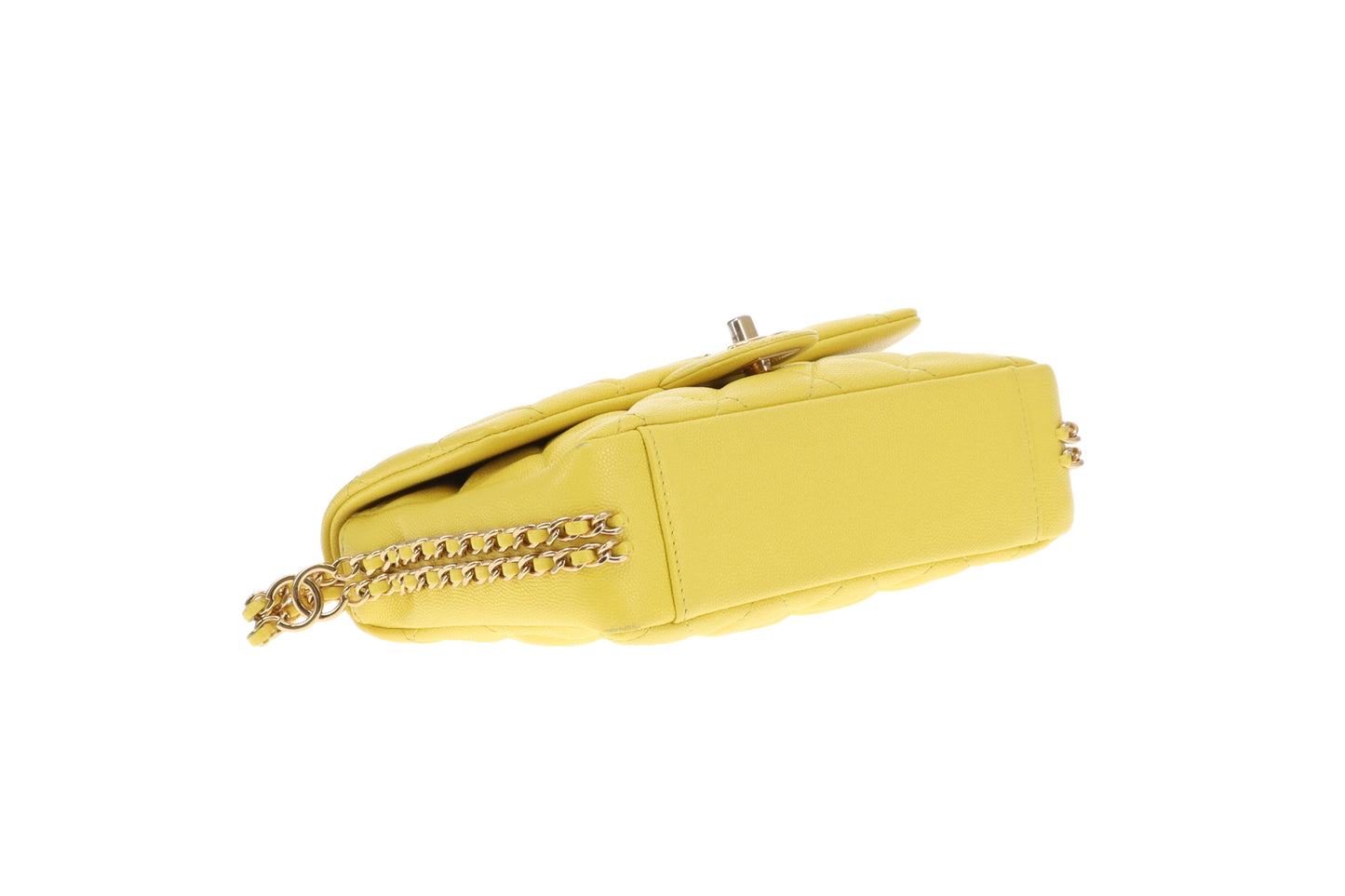 Chanel CC Coco You Flap Bag Yellow GHW (NFID)