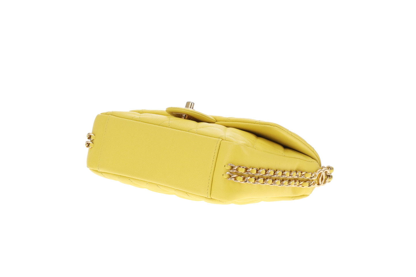 Chanel CC Coco You Flap Bag Yellow GHW (NFID)
