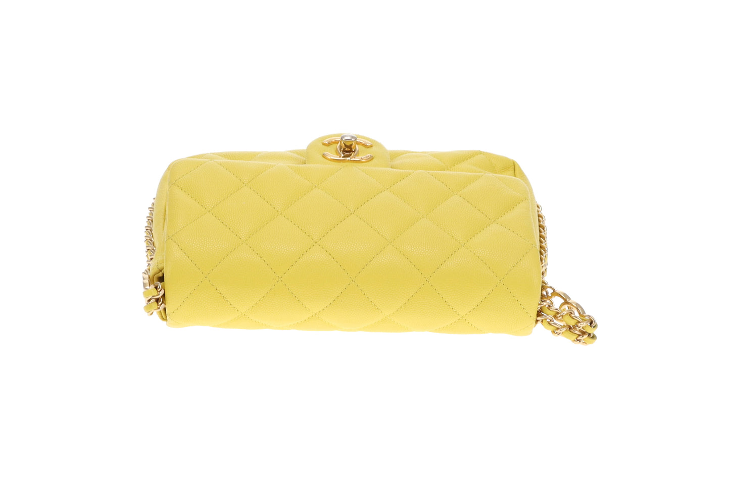 Chanel CC Coco You Flap Bag Yellow GHW (NFID)