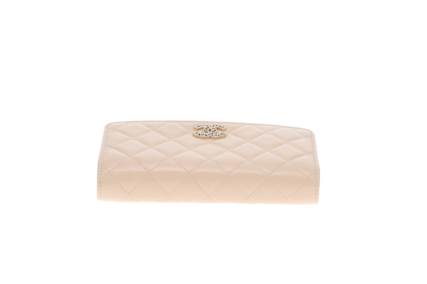 Chanel Wallet on Chain with CC Heart Strass Detail SS25 (NFID)