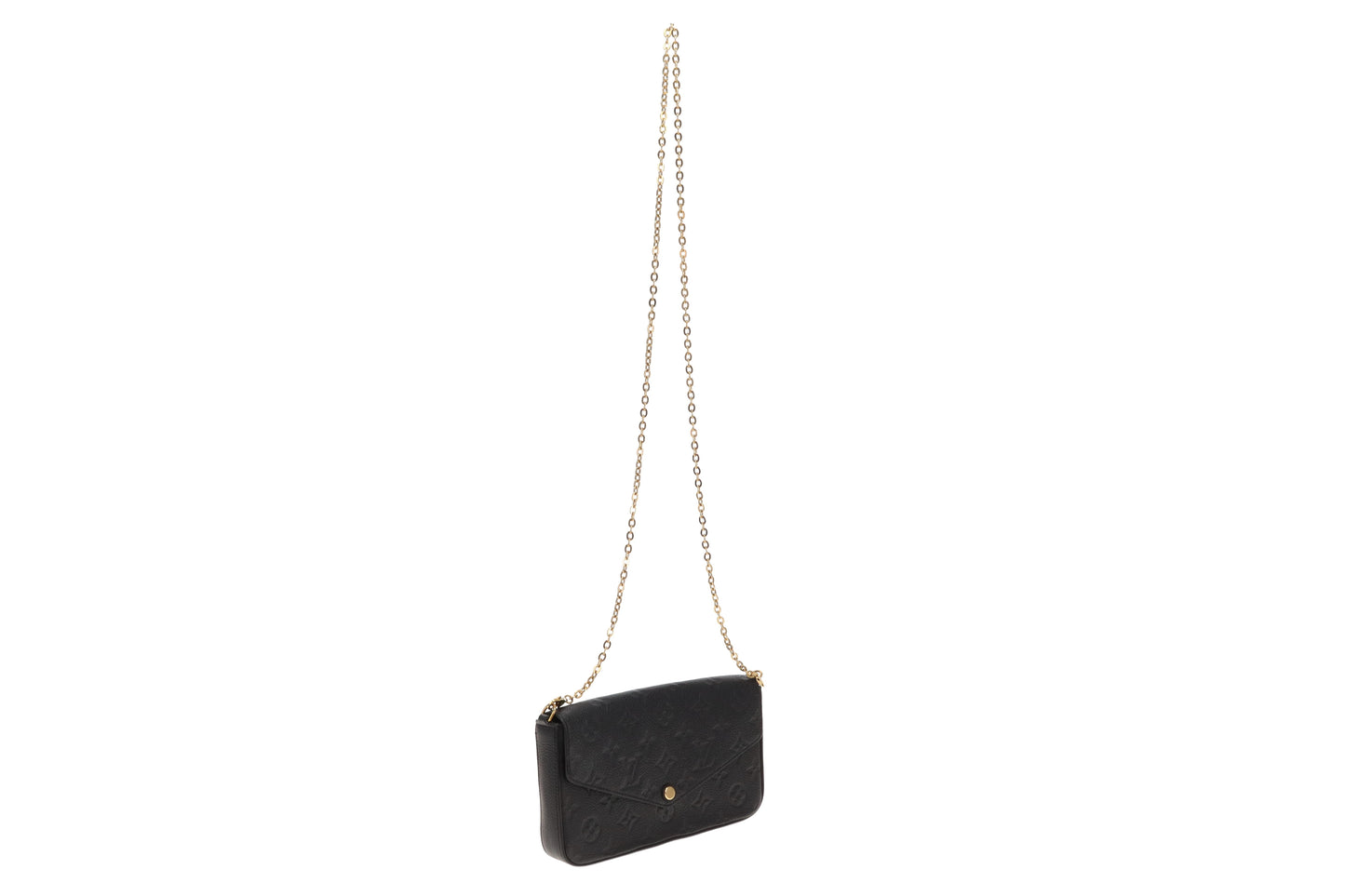 Louis Vuitton Pochette Felicie Monogram Noir Empreinte NZ4129