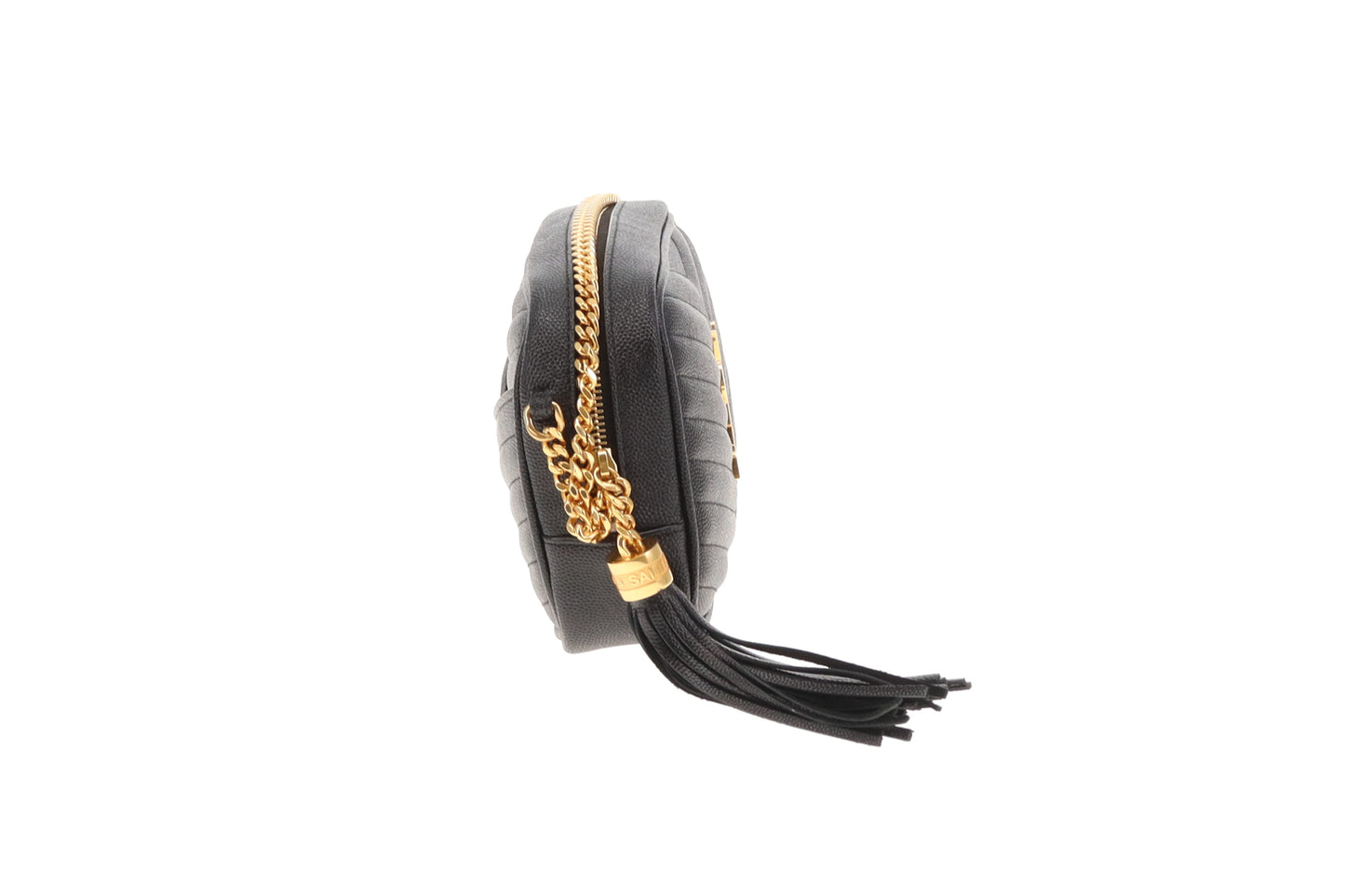 Saint Laurent Lou Camera Bag Mini Black GHW 2023