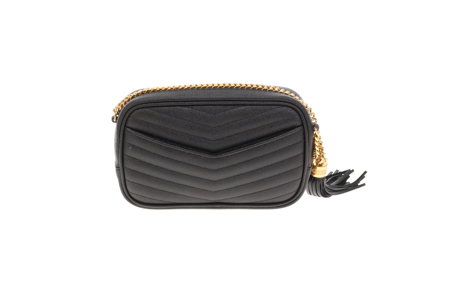 Saint Laurent Lou Camera Bag Mini Black GHW 2023