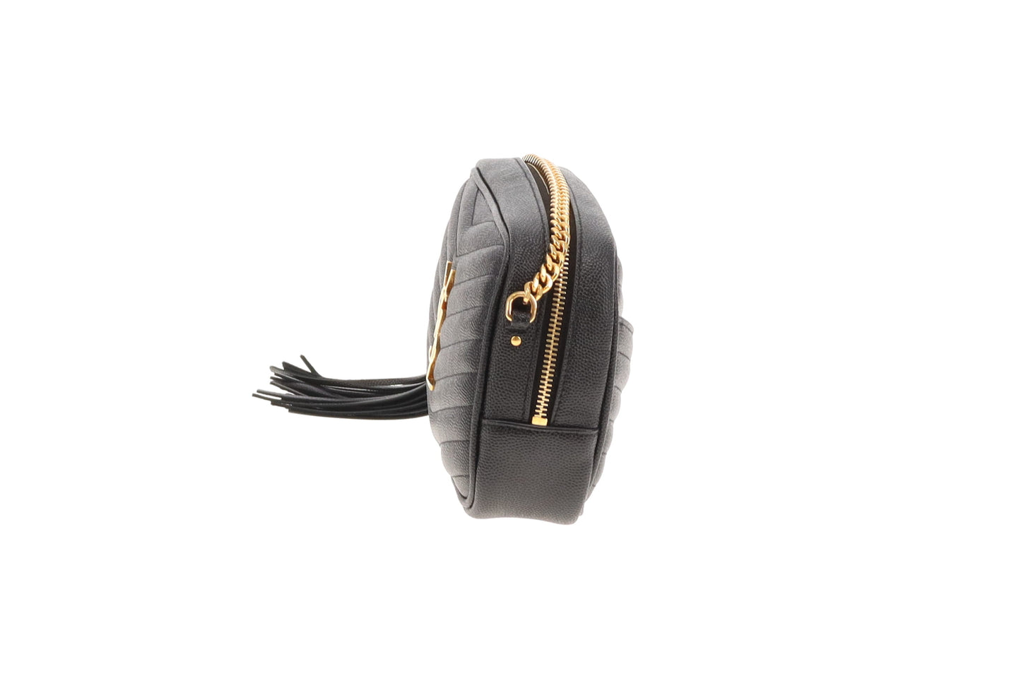 Saint Laurent Lou Camera Bag Mini Black GHW 2023