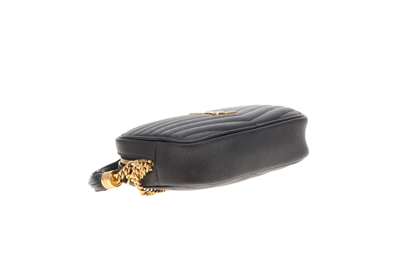 Saint Laurent Lou Camera Bag Mini Black GHW 2023