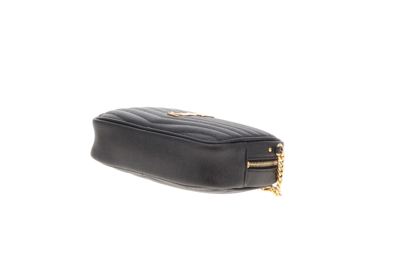 Saint Laurent Lou Camera Bag Mini Black GHW 2023