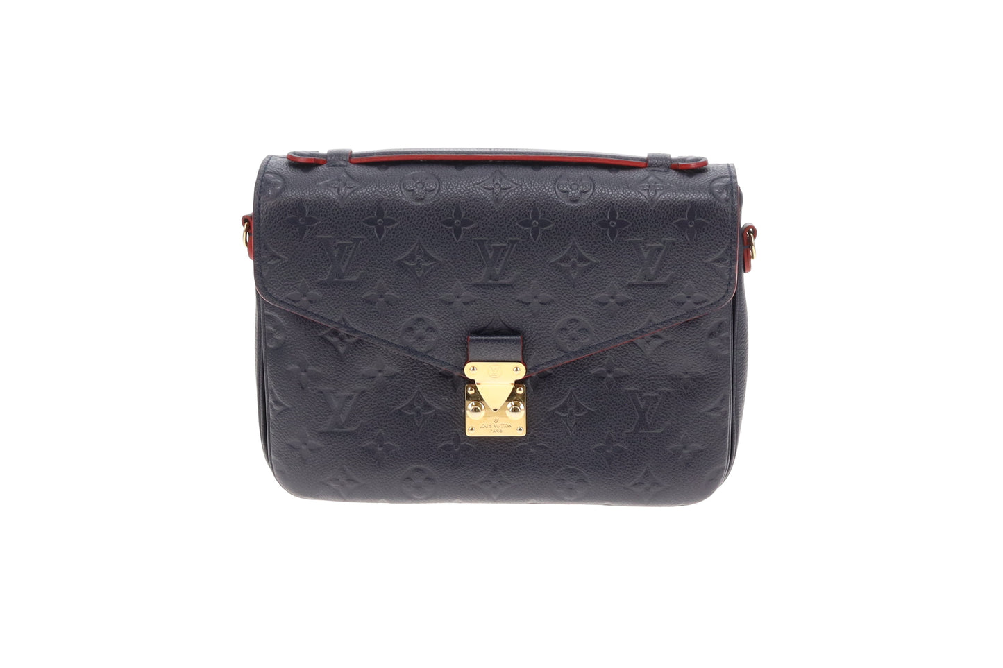 Louis Vuitton Metis Marine & Rouge Empreinte Leather AR4188