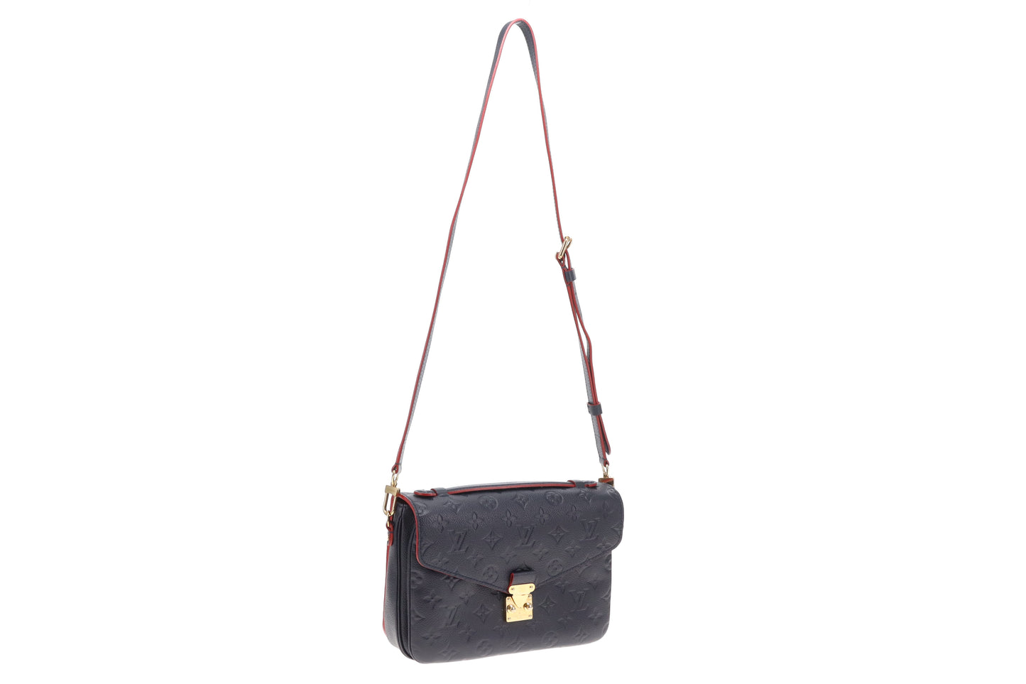 Louis Vuitton Metis Marine & Rouge Empreinte Leather AR4188
