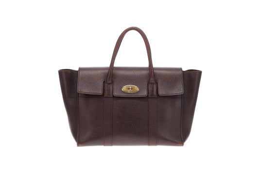 Mulberry Bayswater Satchel with Strap Oxblood