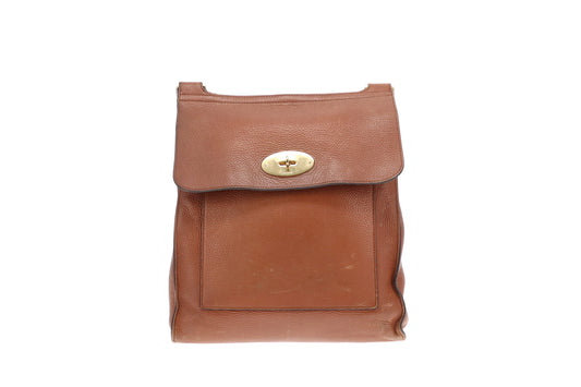 Mulberry Anthony Large NVT Heavy Grain Leather Oak