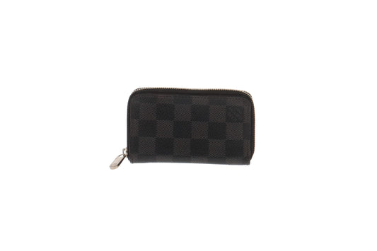 Louis Vuitton Damier Graphite Verical Zippy Coin Purse MI5102