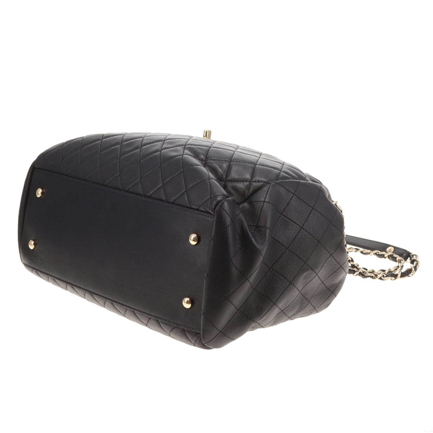 Chanel Drawstring Bucket Bag Black Lambskin GHW 2016/17