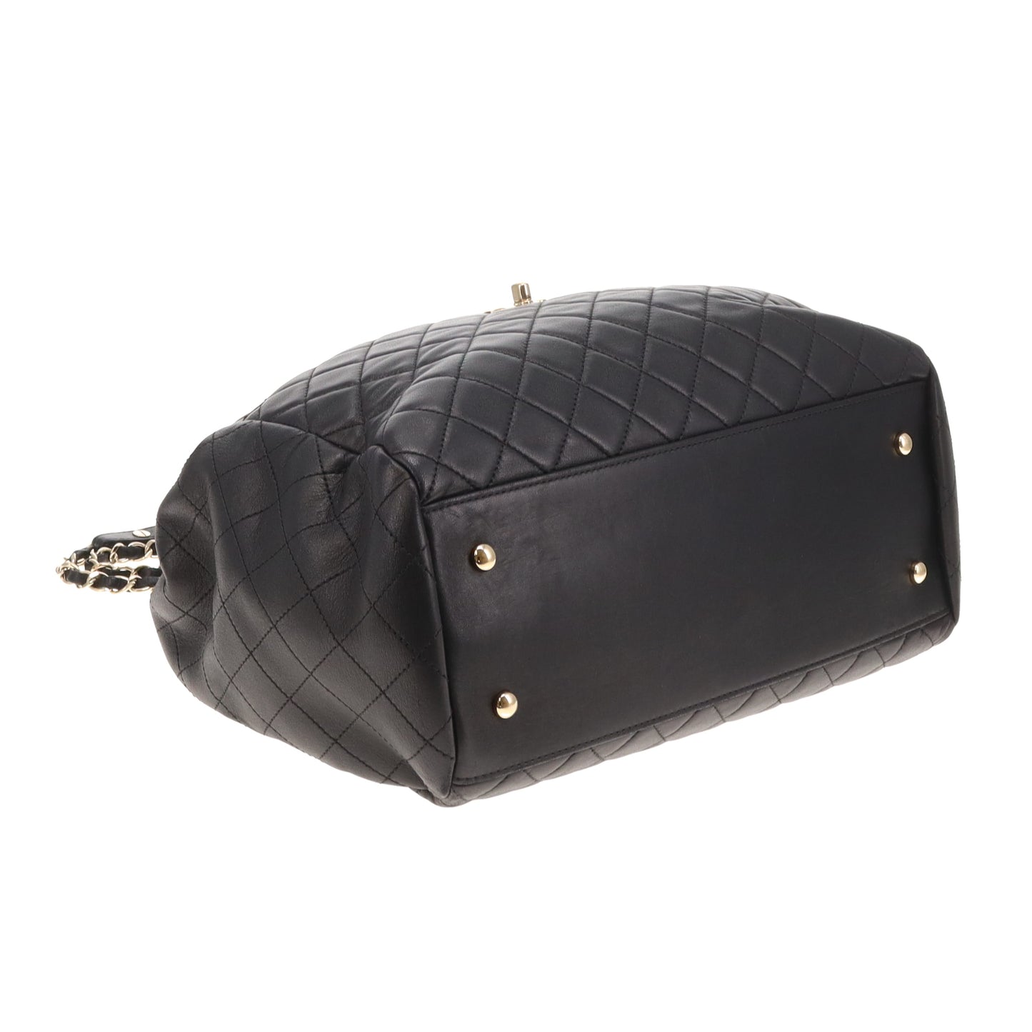 Chanel Drawstring Bucket Bag Black Lambskin GHW 2016/17