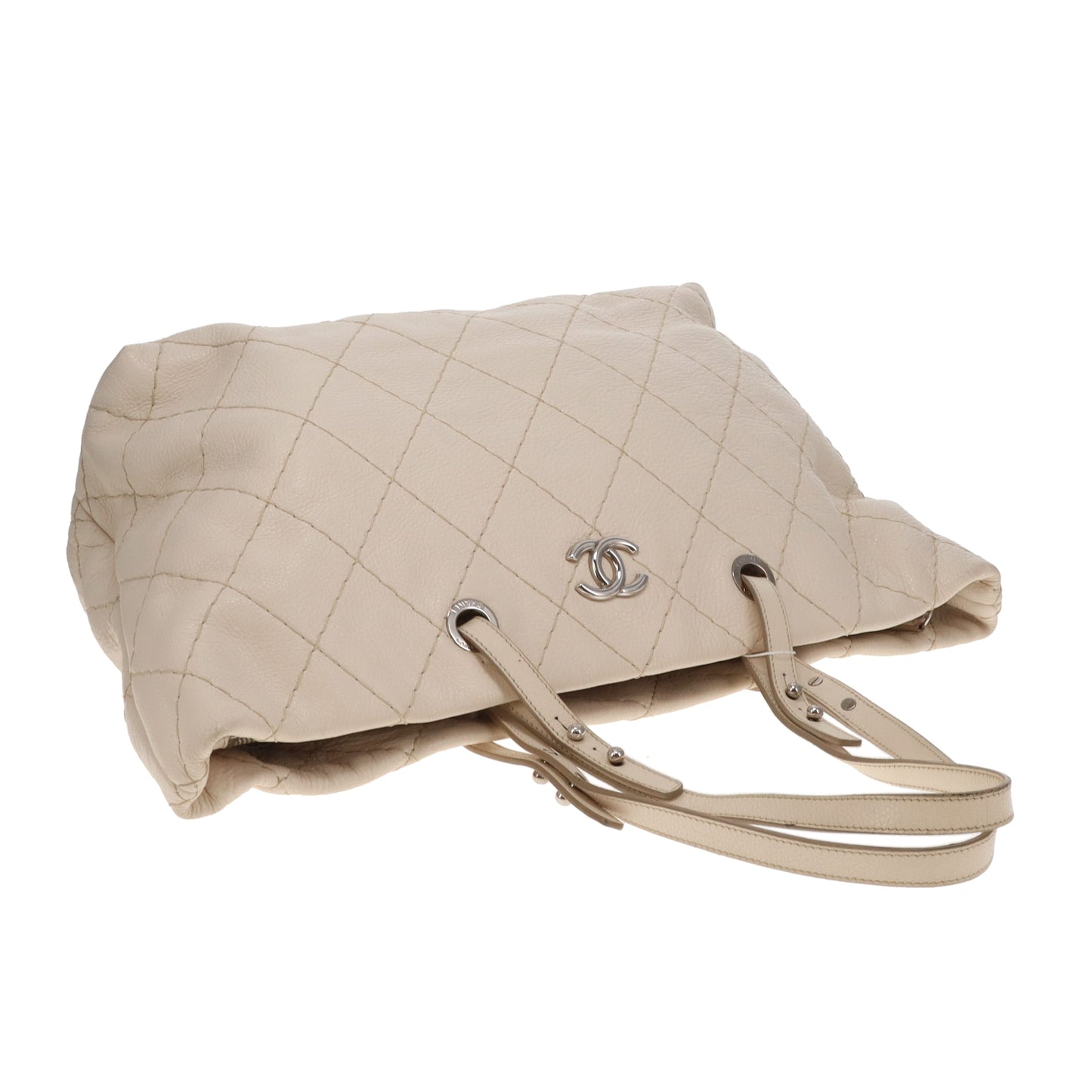 Chanel On The Road Tote Bag Ivory SHW 2011