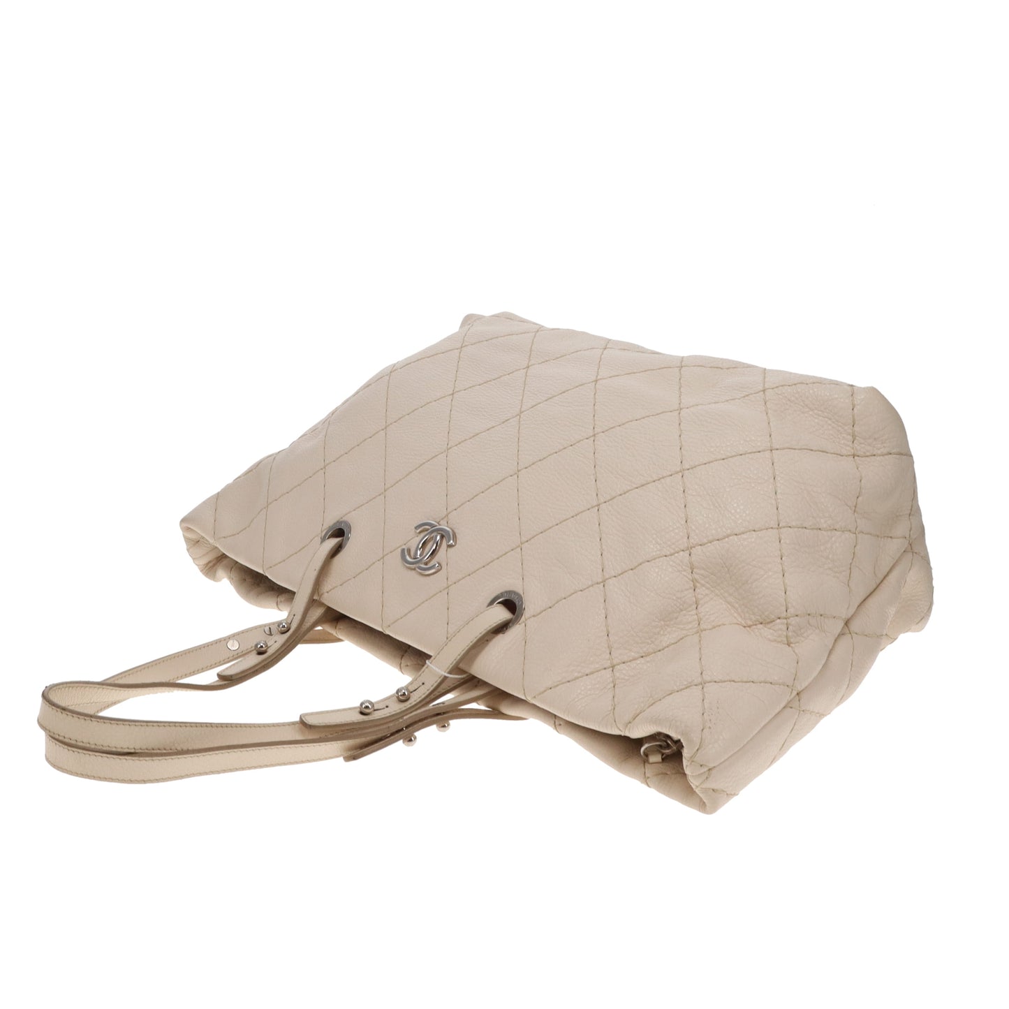 Chanel On The Road Tote Bag Ivory SHW 2011