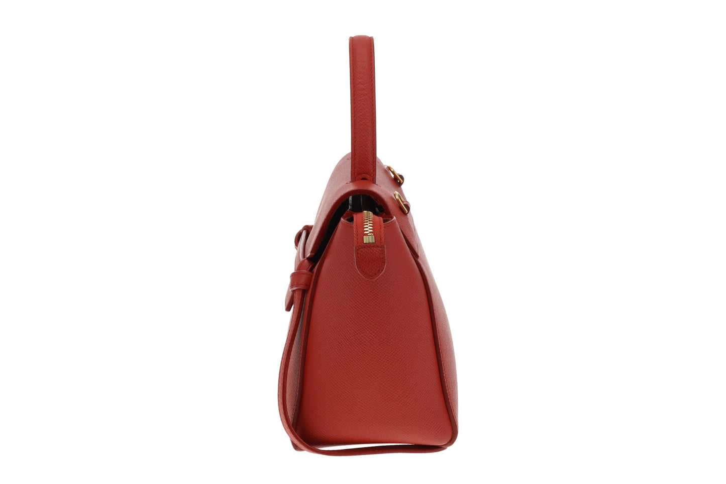 Celine Rust Nano Grained Calfskin Belt Bag