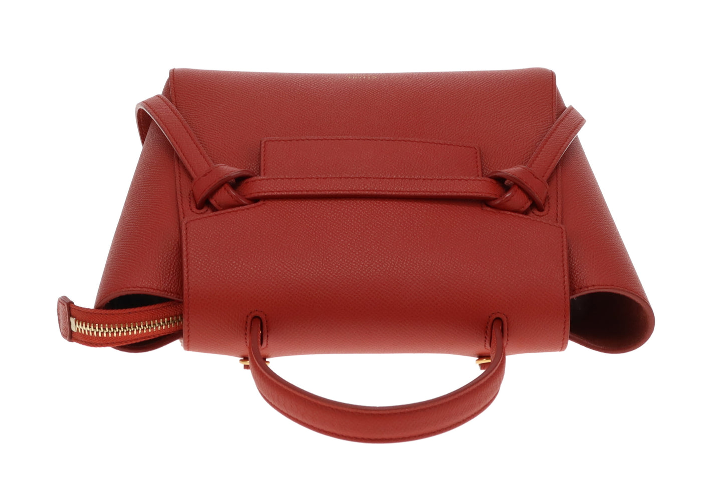 Celine Rust Nano Grained Calfskin Belt Bag