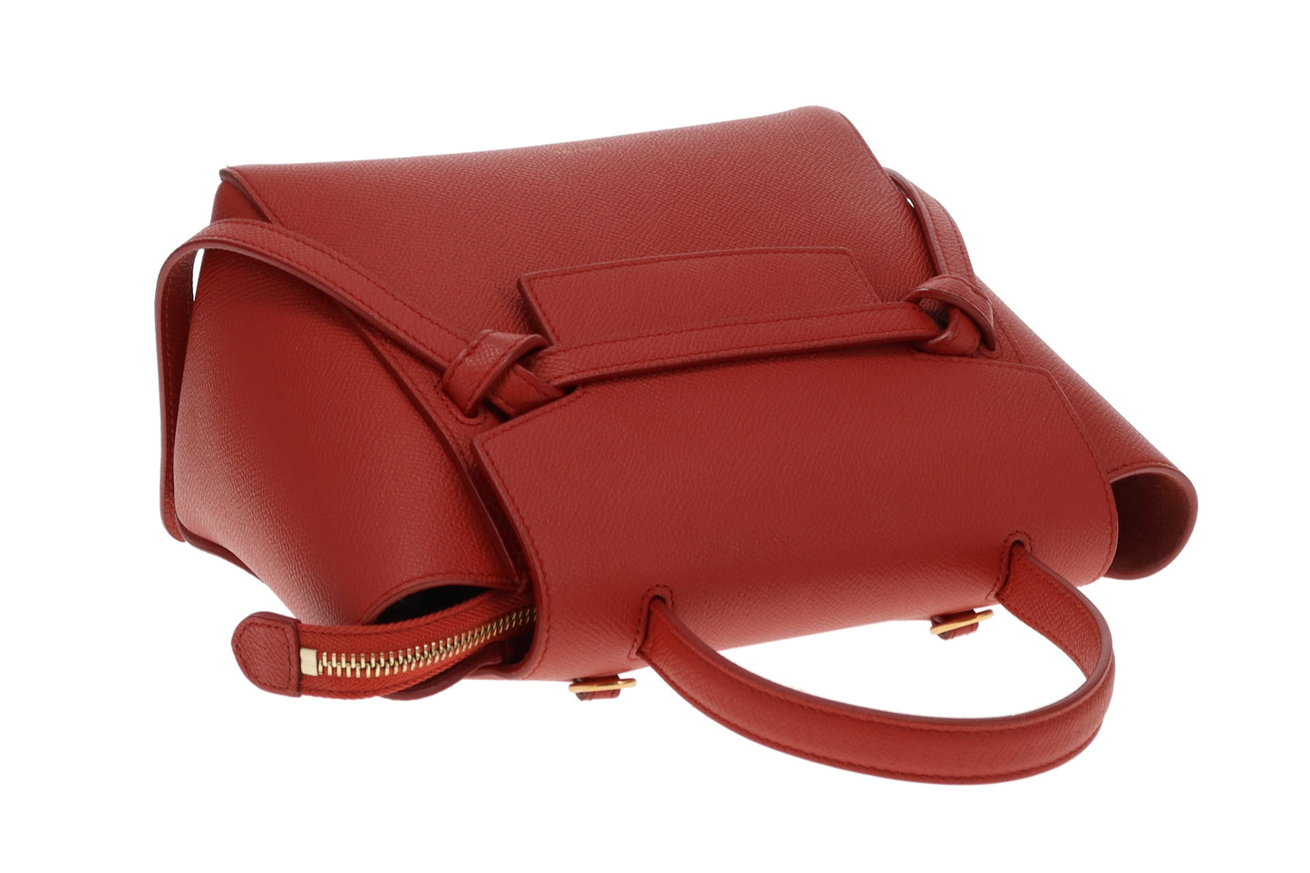 Celine Rust Nano Grained Calfskin Belt Bag