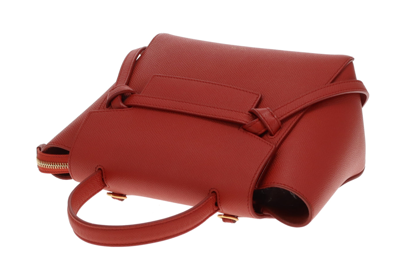 Celine Rust Nano Grained Calfskin Belt Bag