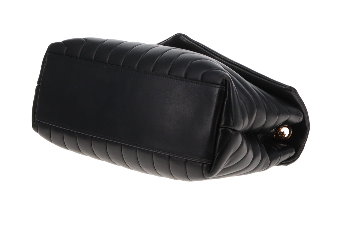 Saint Laurent Lou Lou Medium Black With Antiqued Gold Hardware