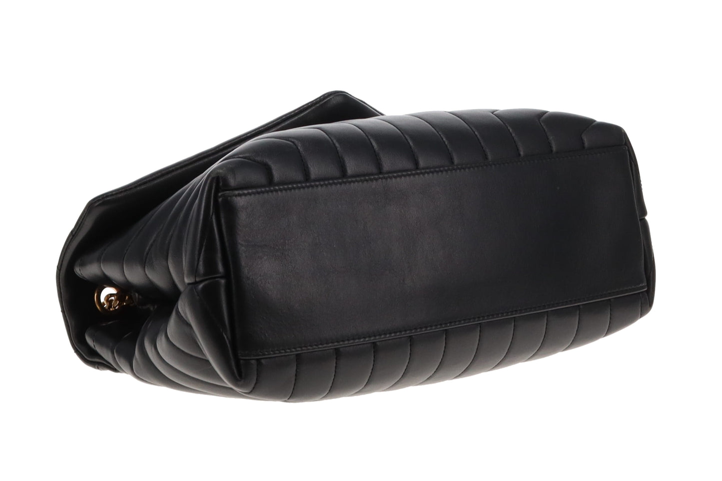 Saint Laurent Lou Lou Medium Black With Antiqued Gold Hardware