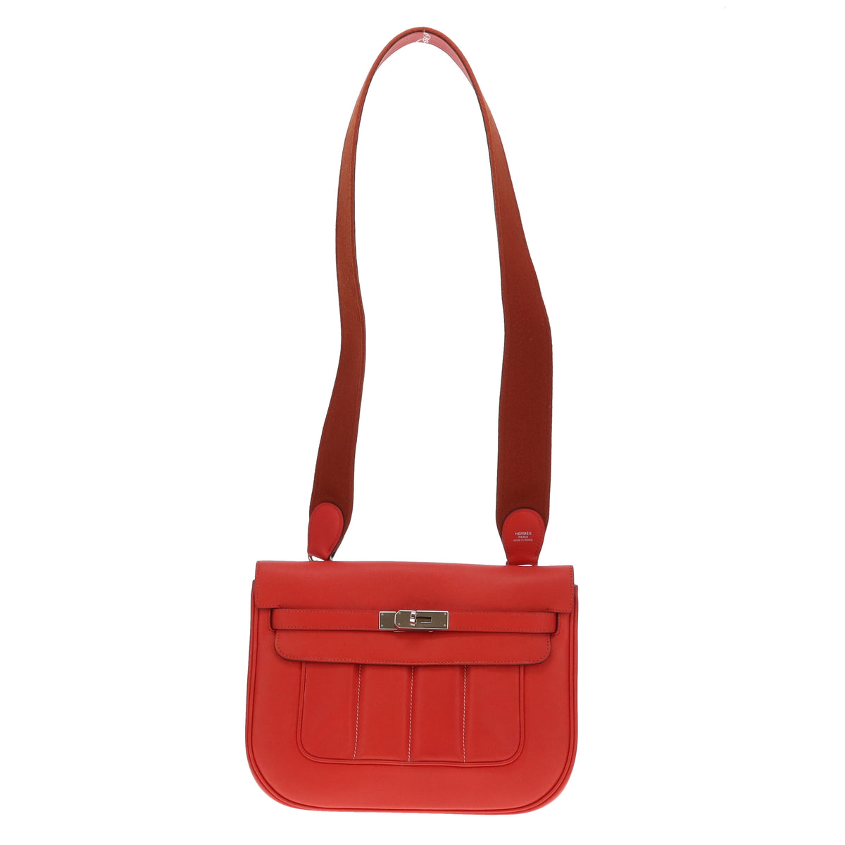 Hermes Sac Berline 28 Red Vermillion Swift PHW 2016