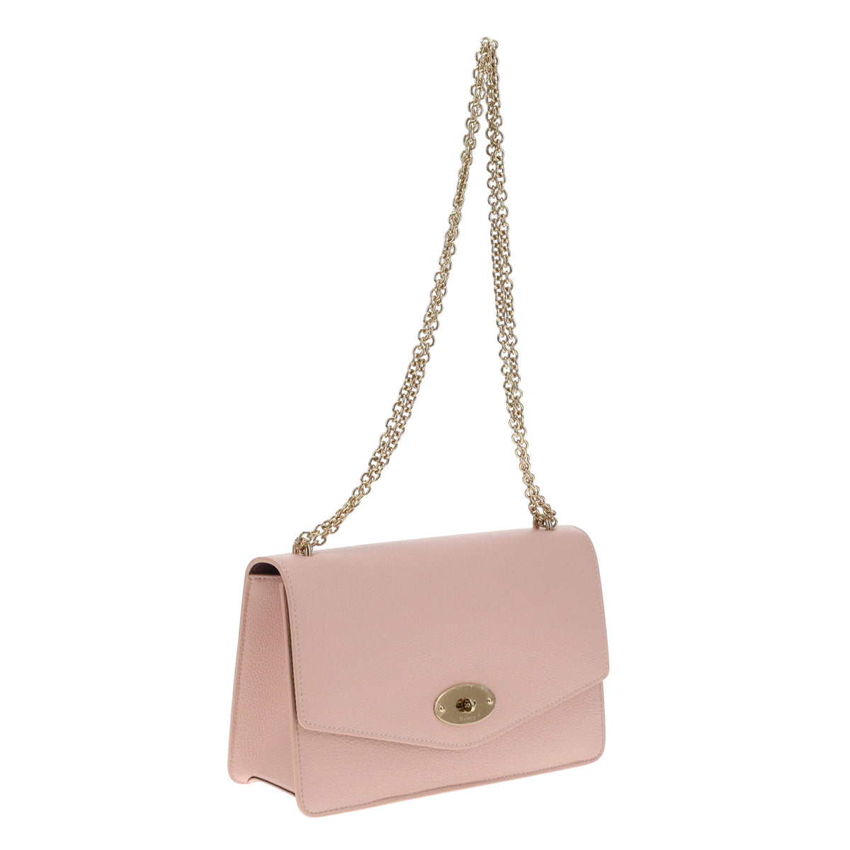 Mulberry Darley Powder Pink Classic Grain Gold HW