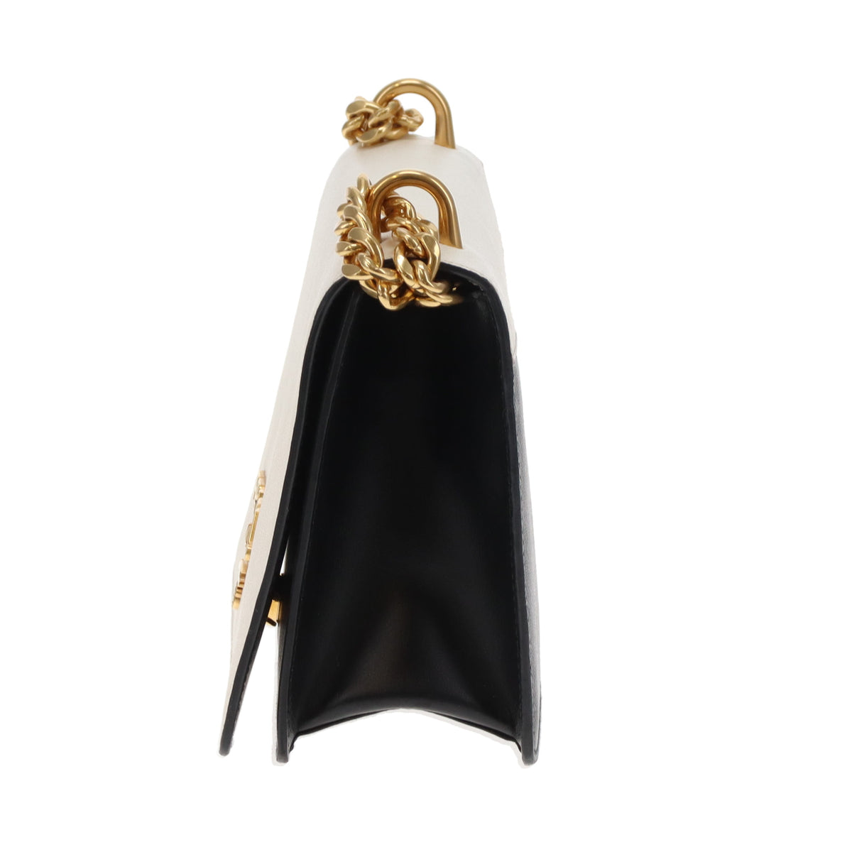 Prada Chain Shoulder Bag Black/White