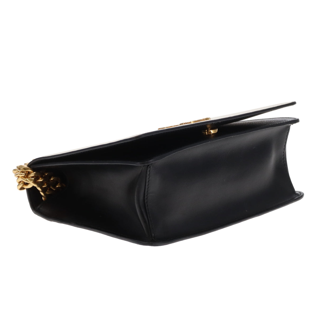 Prada Chain Shoulder Bag Black/White