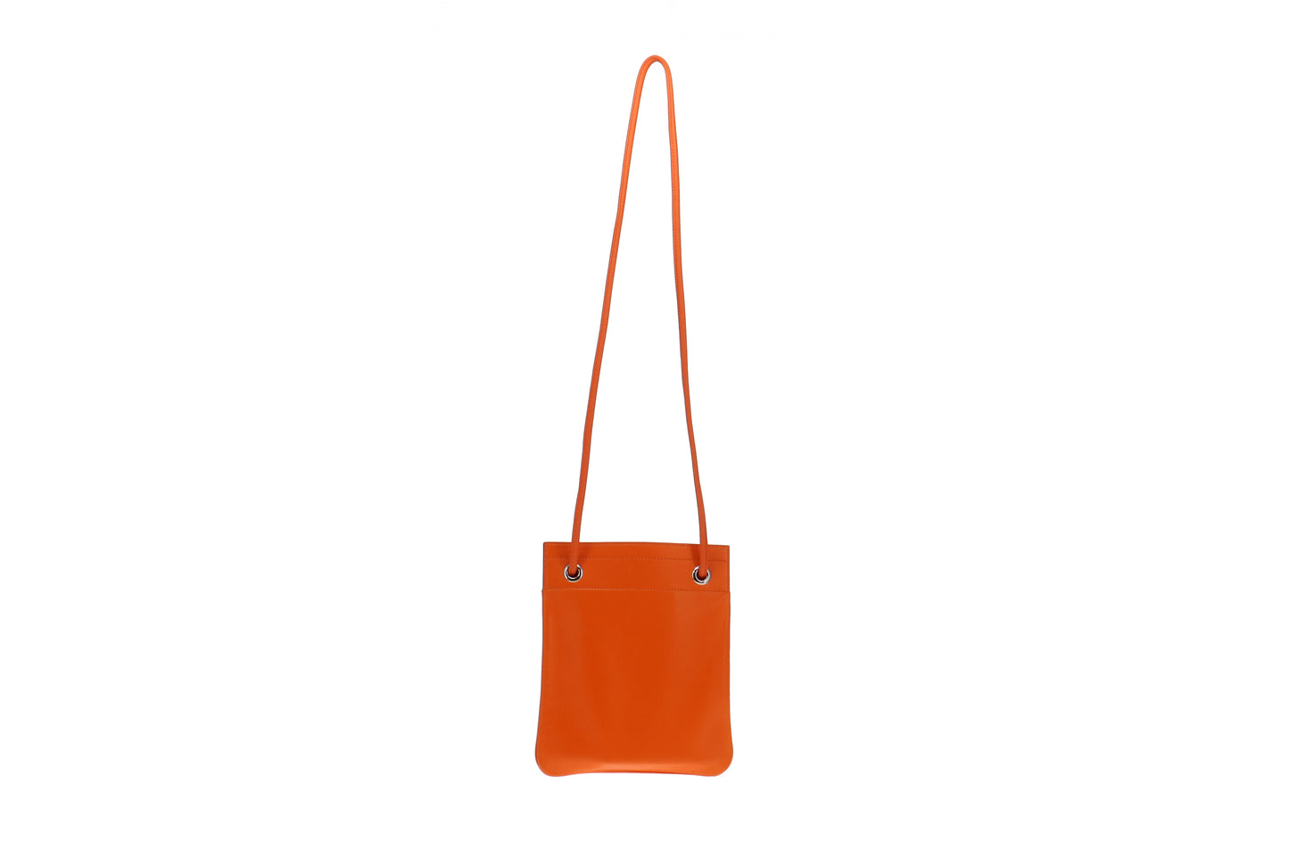 Hermes Orange H Milo Lambskin Mini Aline Crossbody Bag 2019