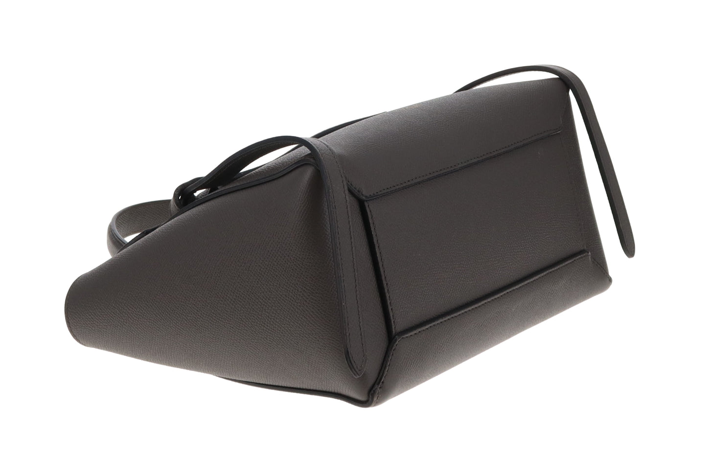 Celine Belt Bag Micro Grey Grained Calfskin 2022 (Includes added Celine Logo Strap)