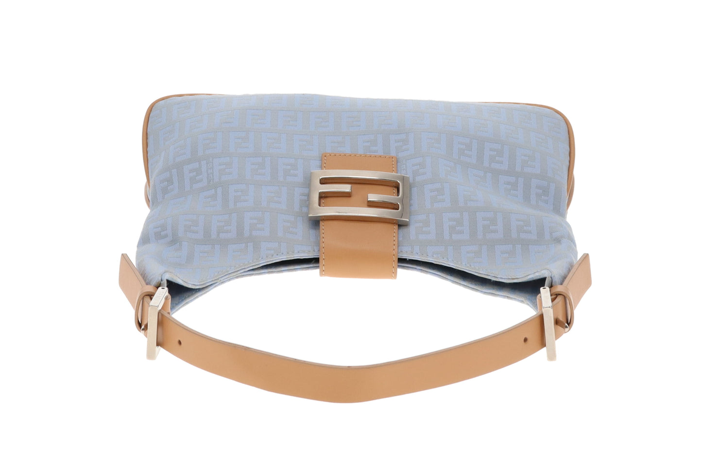 Fendi Zuchinnio Blue Small Hobo Vintage
