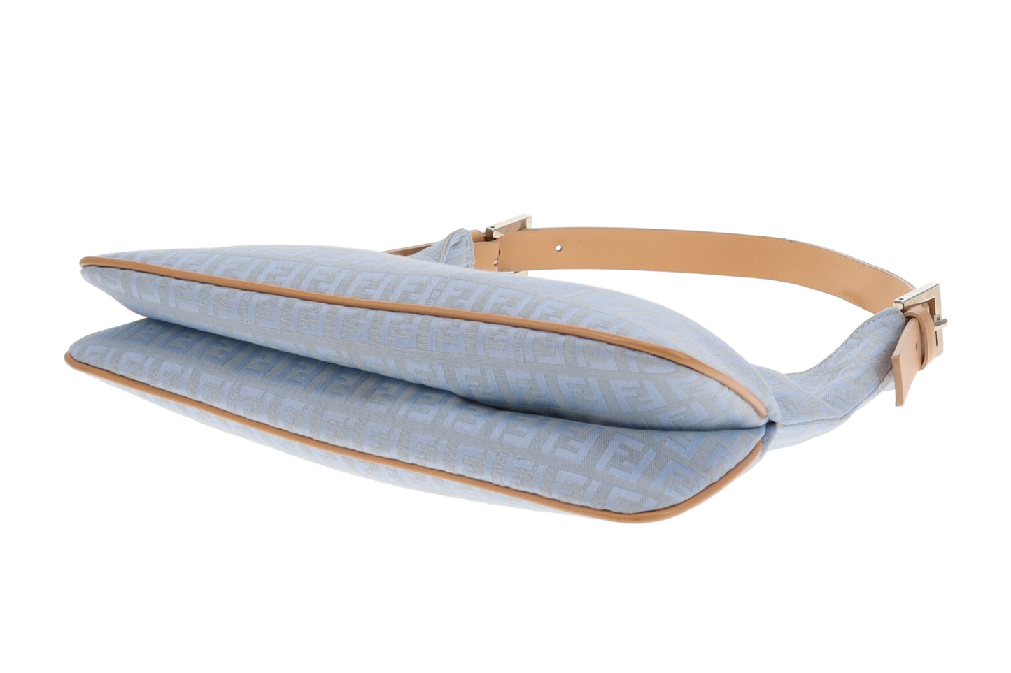 Fendi Zuchinnio Blue Small Hobo Vintage