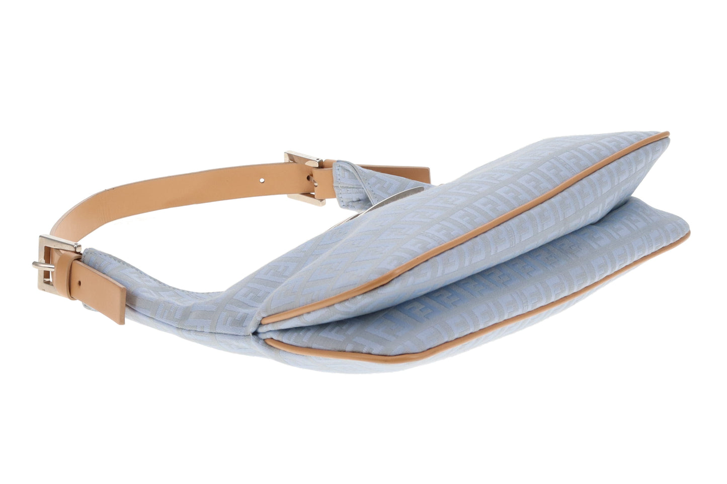 Fendi Zuchinnio Blue Small Hobo Vintage