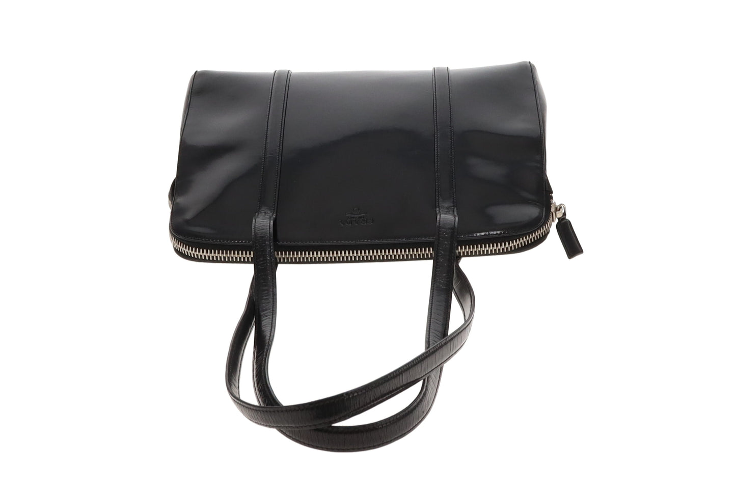 Prada Shoulder Bag Black Smooth Leather