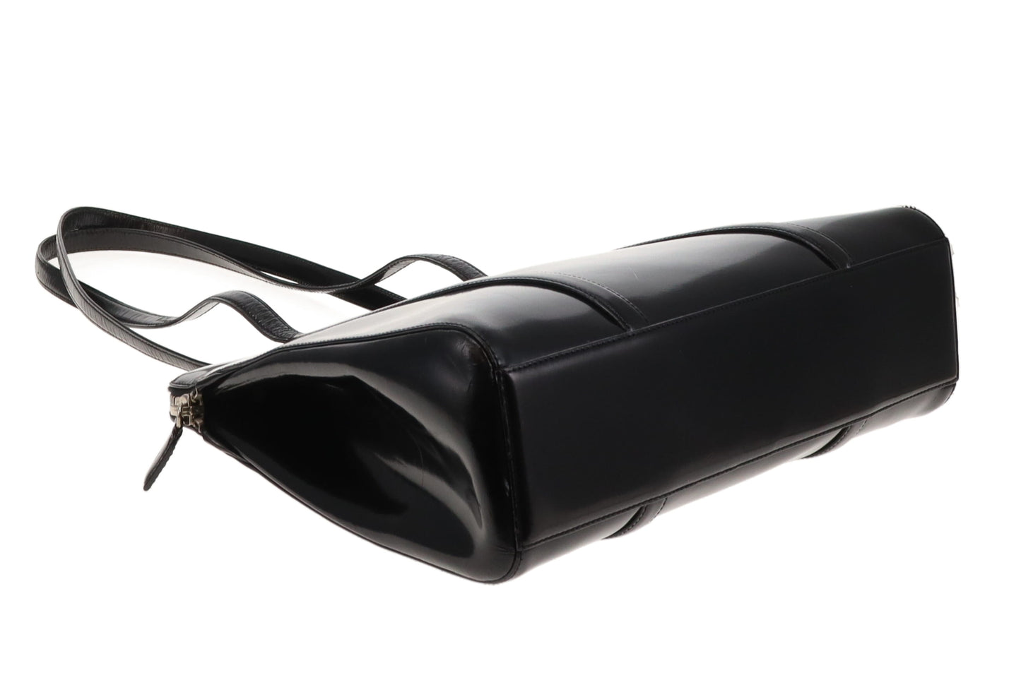 Prada Shoulder Bag Black Smooth Leather