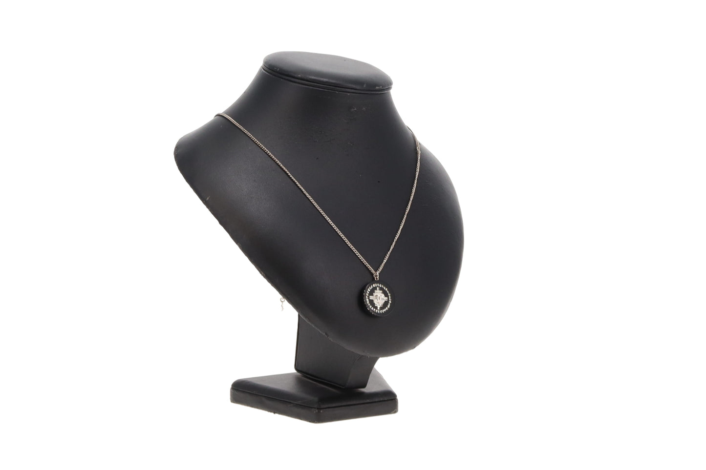 Chanel Round Necklace Resin and Crystal CC 2011