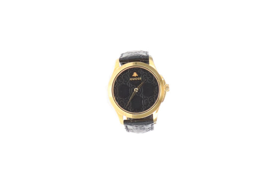 Gucci G-Timeless 126.4 Watch With Guccissima Leather Face and Strap