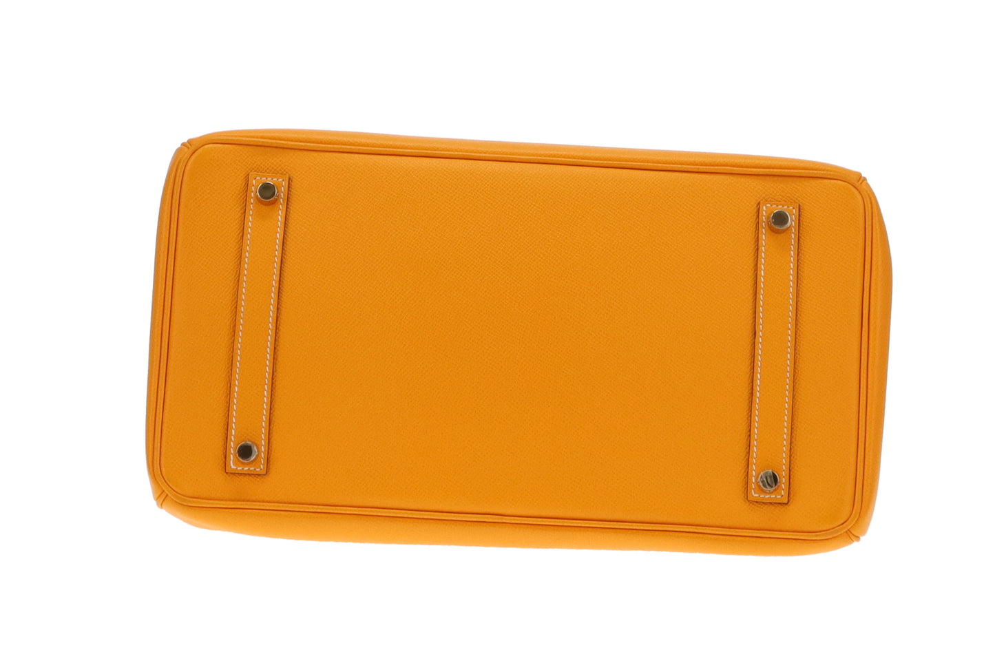 Hermes Birkin 35 Candy Jaune D'or & Potiron With Permabrass Hardware 2012