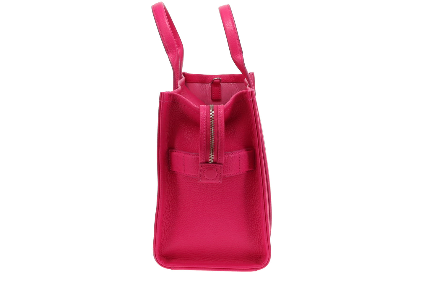 Marc Jacobs Lipstick Pink Full Grain Leather Medium The Tote Bag