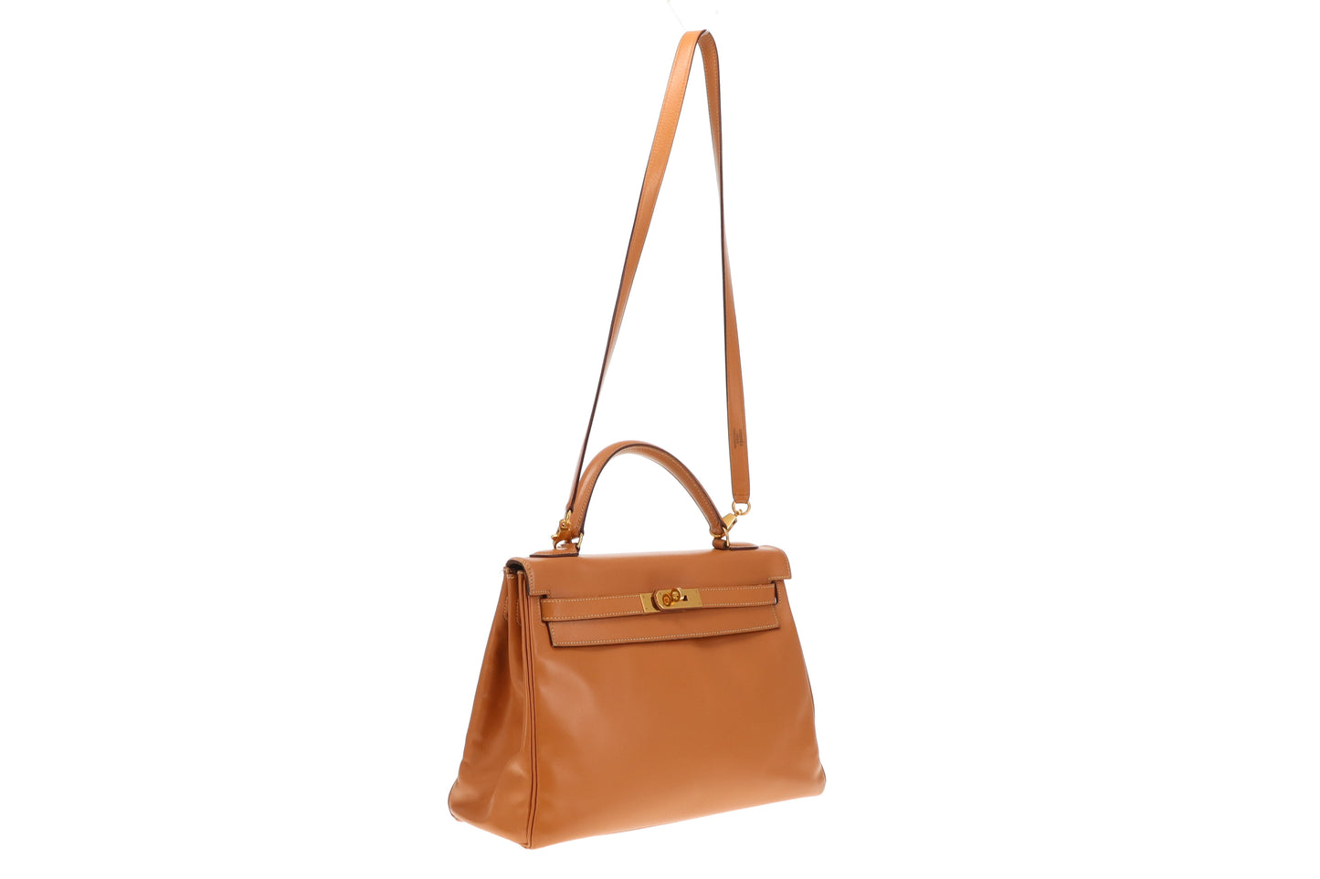 Hermes Kelly 32 Retourne Gulliver Leather Gold 1993