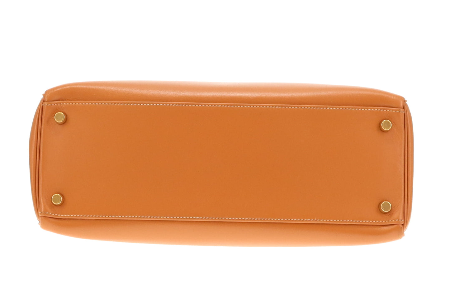 Hermes Kelly 32 Retourne Gulliver Leather Gold 1993
