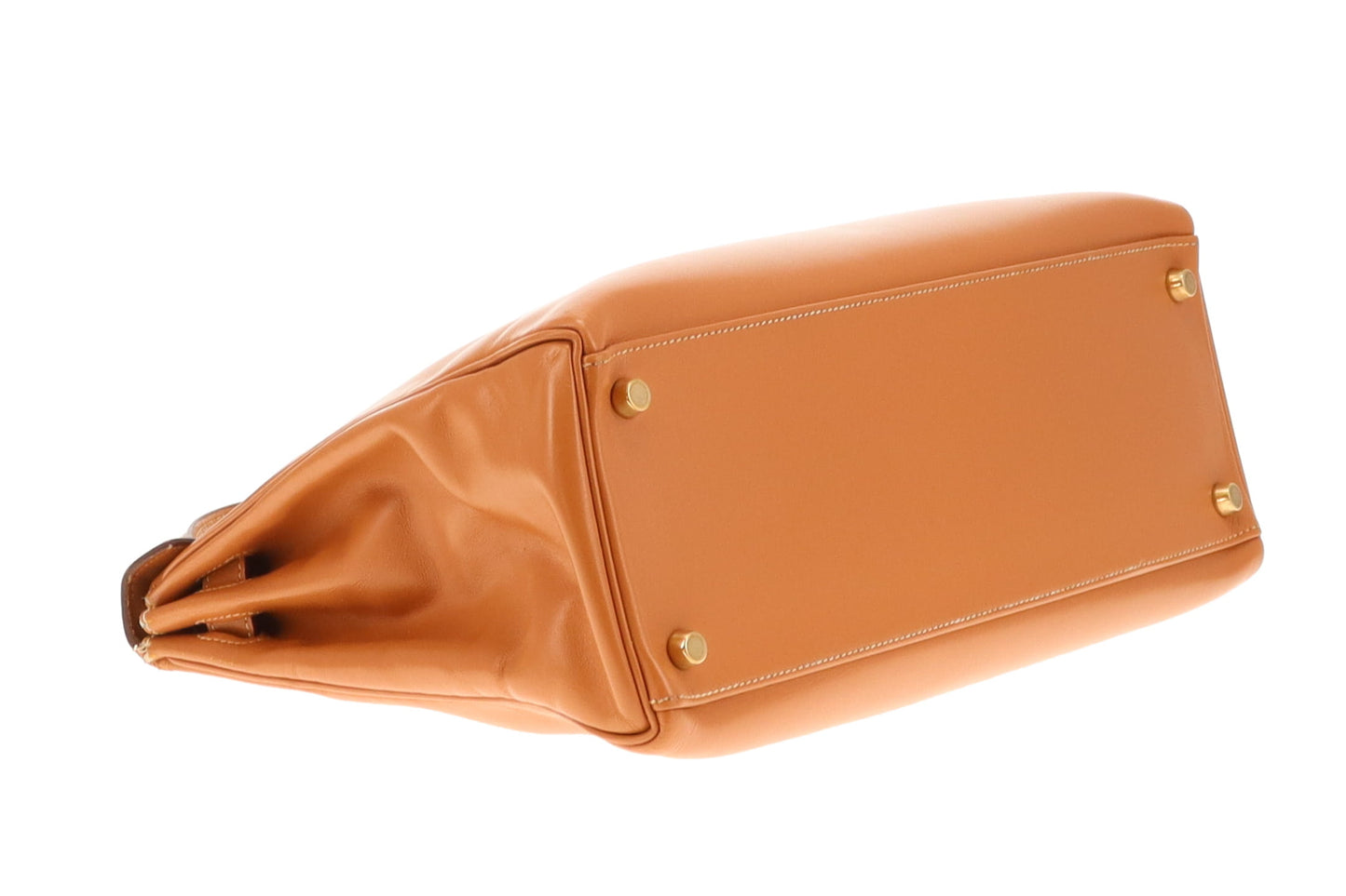 Hermes Kelly 32 Retourne Gulliver Leather Gold 1993