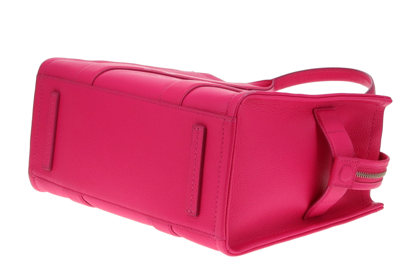 Marc Jacobs Lipstick Pink Full Grain Leather Medium The Tote Bag