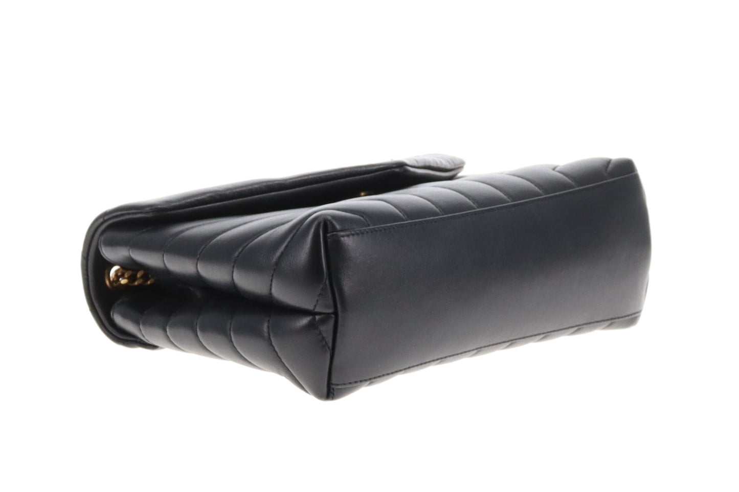 Saint Laurent Loulou Small Black Gold Hardware