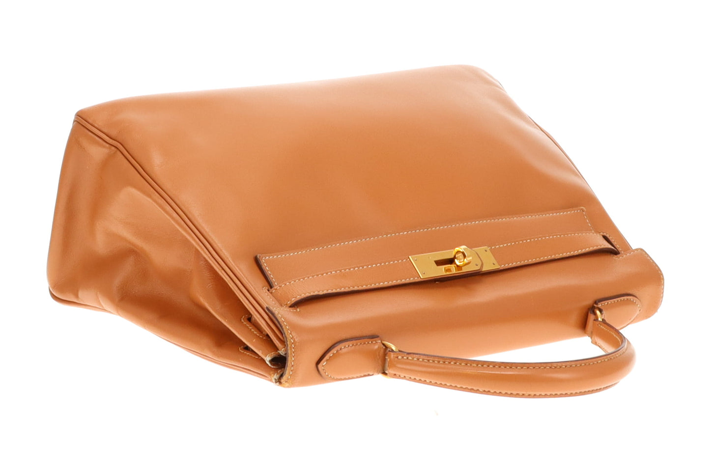 Hermes Kelly 32 Retourne Gulliver Leather Gold 1993